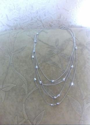 Ланцюжок під срібло в 4 нитки