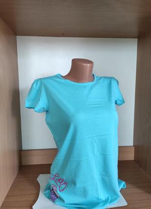 Футболка красивого бирюзового цвета regatta