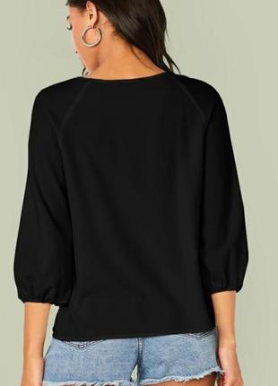 Лаконичная блузка shein размер с-м4 фото