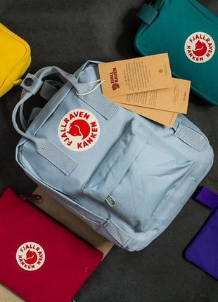 Рюкзак канкен міні, fjallraven kanken mini, серый, мини, сірий1 фото