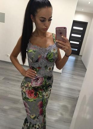 Платье в стиле dolce & gabbana