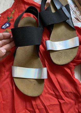 Кожаные сандали босоножки new look2 фото