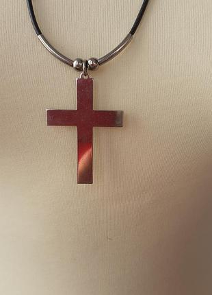 Украшение на шею крест винтаж