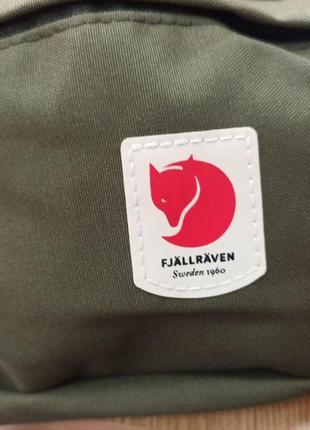 Бананка fjallraven kanken, топ якість, сумка на пояс, поясна сумка, спортивна, не намокає, зелена, хакі, фялравен, канкен6 фото