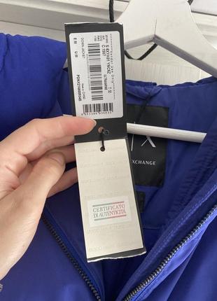 Натуральный пуховик armani exchange, новый, м7 фото