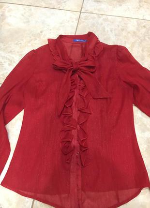 Блуза жіноча червона