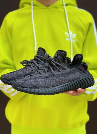 Кроссовки adidas yeezy boost 350 v2 all black2 фото