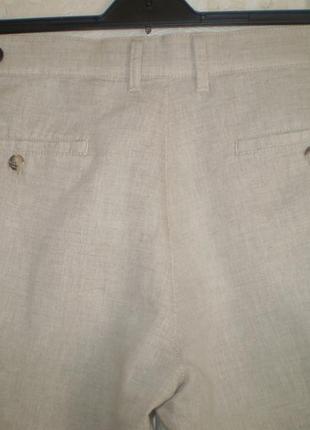 Мужские летние брюки babista, хлопок и лен l 50р.4 фото