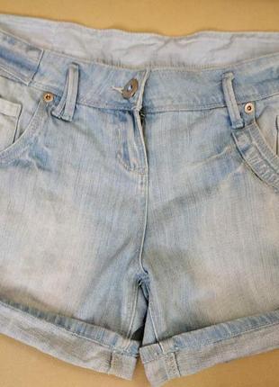 Натуральні джинсові шорти великого розміру батал джинсовые шорты большого размера1 фото