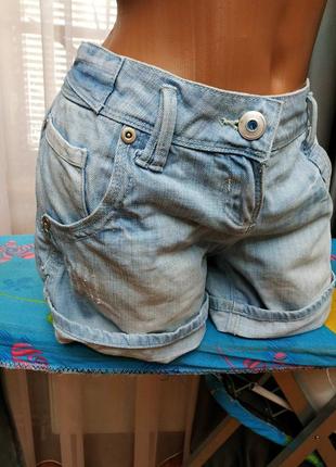 Натуральні джинсові шорти великого розміру батал джинсовые шорты большого размера3 фото