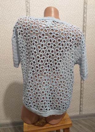 Летняя блуза,  легкий джемпер, оверсайз. (5635)2 фото