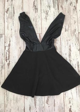 Richcoco оригинальное новое  черное платье-мини