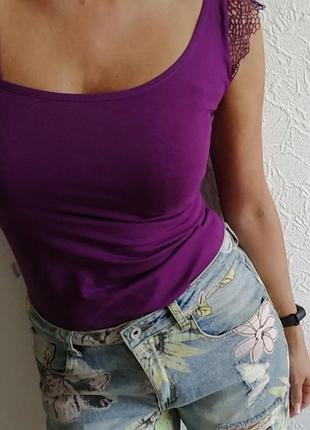 Майка мереживо на плечі 🔥хіт літа🔥супер ціна🔥