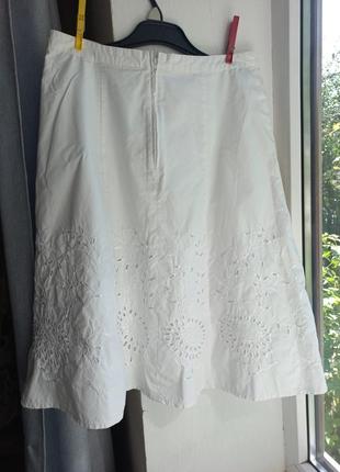 Спідниця  біла юбка прошва2 фото