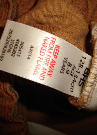 Bhs вельветові штани на 8-9 років ріст 128-134 см , 100% коттон5 фото