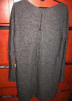 Платье свитшотное серое 4