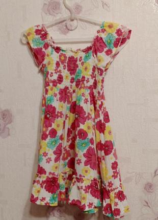 Очень легкое, невесомое платье на жаркое лето, на 2-3 года
