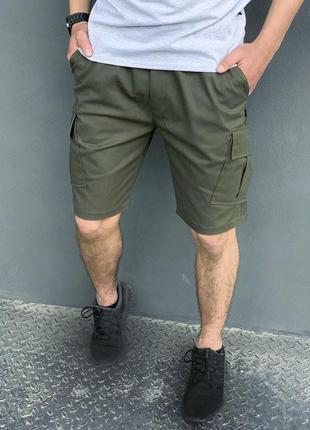 Чоловічі шорти "miami" intruder хакі літні3 фото