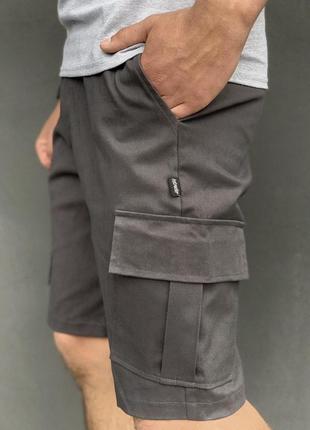 Мужские шорты "miami" intruder серые летние1 фото
