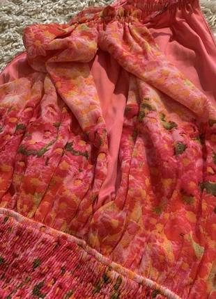 Шифонова сукня, сарафан zara. розмір s-m. оригінал3 фото
