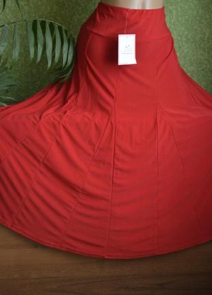 Красная юбка julipa батального размера