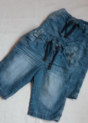 Шорти бермуди на резинці джинсові topolino німеччина на 8 років (128см)