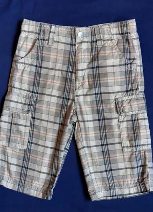 Шорти карго бавовняні у клітку topolino німеччина на 6 років (116см)