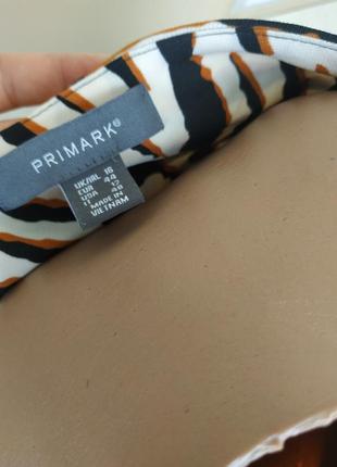 Стильная тигровая майка/блуза primark  р.46-48 тигровый принт6 фото