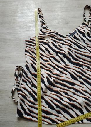 Стильная тигровая майка/блуза primark  р.46-48 тигровый принт8 фото