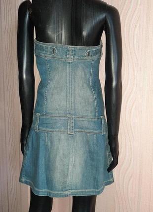Платье джинсовое сидит бомба по фигуре от tommy hilfiger оригинал3 фото