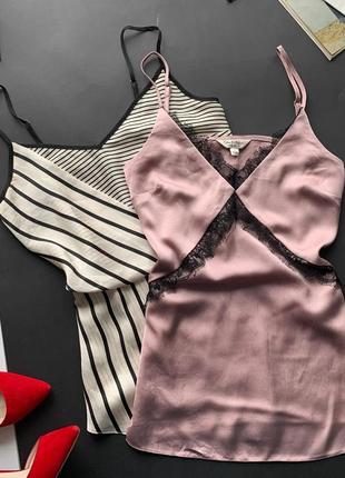 👚элегантная розовая маечка с кружевом/розовая майка с кружевной отделкой👚