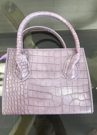 Стильна річна фіолетова сумочка1 фото