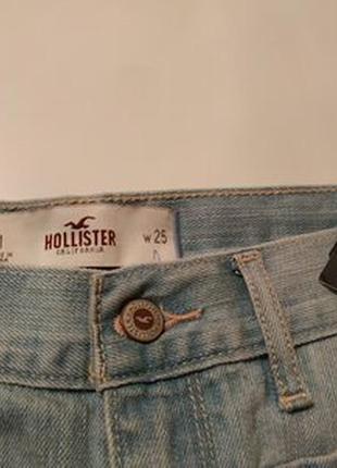 Супер модные фирменные джинсовые шорты hollister новые2 фото