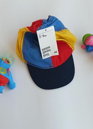 Кольорова річна кепка бейсболка для хлопчика 6-9 міс, h&m