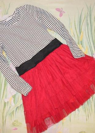 Красивое платье с фатиновой юбкой jona michelle