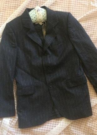Элегантный шерстяной пиджак с укороченным рукавом marie chantal3 фото