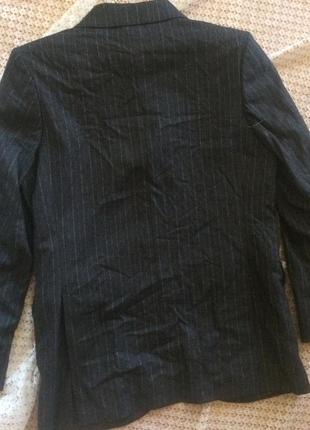 Элегантный шерстяной пиджак с укороченным рукавом marie chantal7 фото