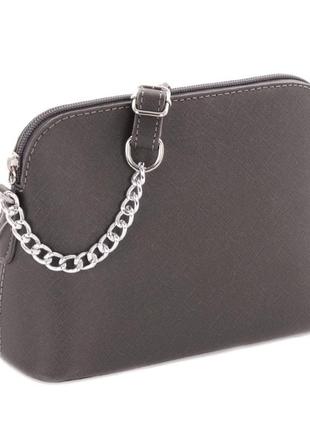 Сумка женская кросс-боди david jones экокожа серая (3900 dark grey)