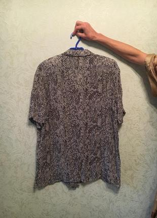 Батал большой размер легкая летняя натуральная блуза блузка блузочка рубашка8 фото