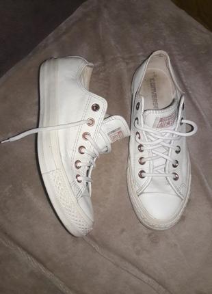 Шкіряні кеди converse 39-40 розмір