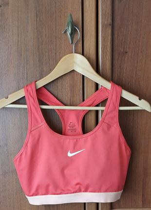 Спортивный лифчик-топ-бра nike dri fit1 фото