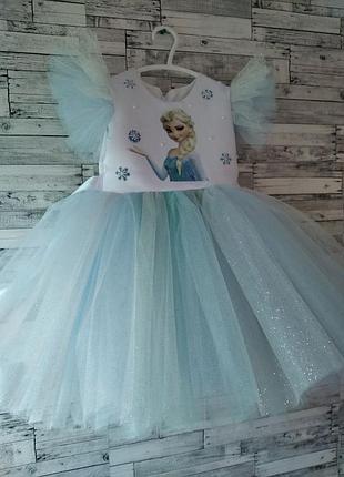 Платье эльза для девочки  детское