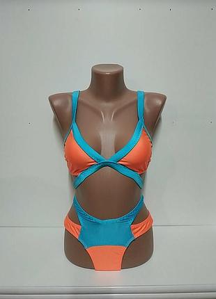 Hotmess купальник роздільний суцільний відрядний розмір м/l