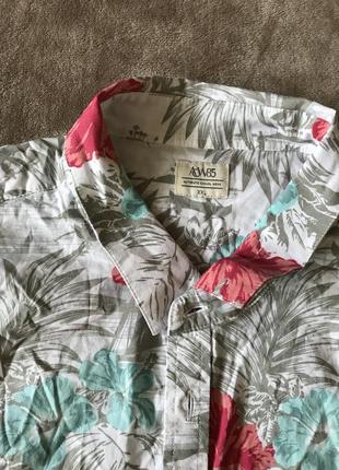 Пляжна сорочка в принт, гавайська сорочка2 фото