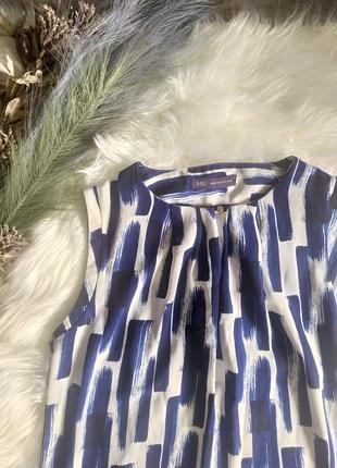 Стильна блуза, майка m&s з яскравим принтом