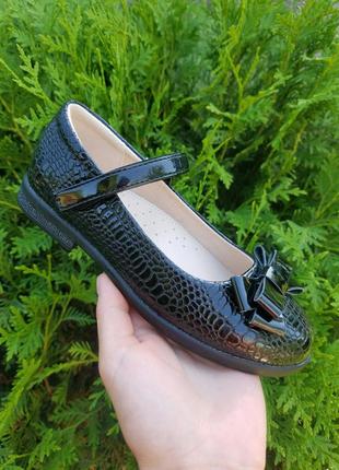 Черные туфли для девочки weestep 29 30 31 32 33 размер