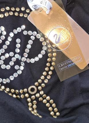 Swarovski камни vdp шикарная футболка3 фото