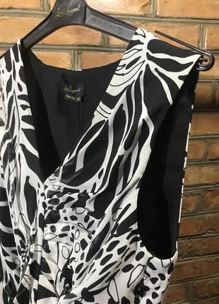 Блуза шовк чорний білий luisa spagnoli8 фото