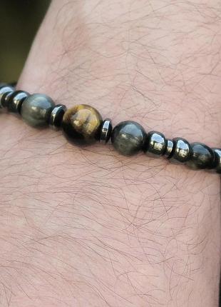 Браслет мужской тигр