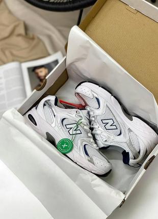 Чоловічі кросівки new balance 530 white silver,кросівки нью баланс 530 білий nb унісекс5 фото